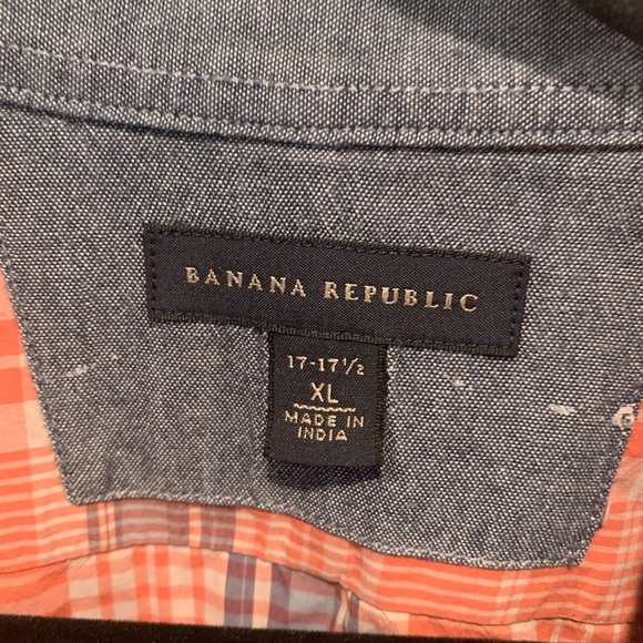 Mens Banana Republic Button Down Shirt Size XL - Picture 3 of 3